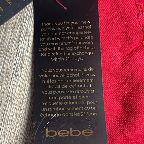 Bebe Body-con Sweetheart Neck Textured Dress Size M/L - Picture 10 of 16